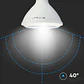 Lâmpada LED PAR38 Chip Samsung 14W 4000K E27 V-TAC - Thumbnail 5