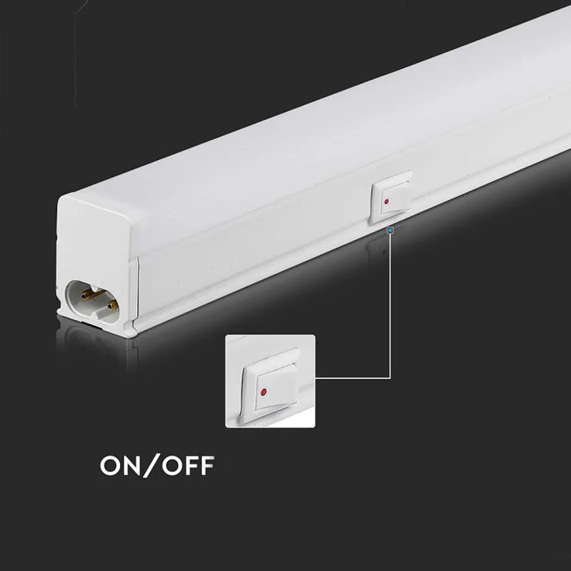 Régua LED T5 Chip Samsung 4W 300mm V-TAC 8