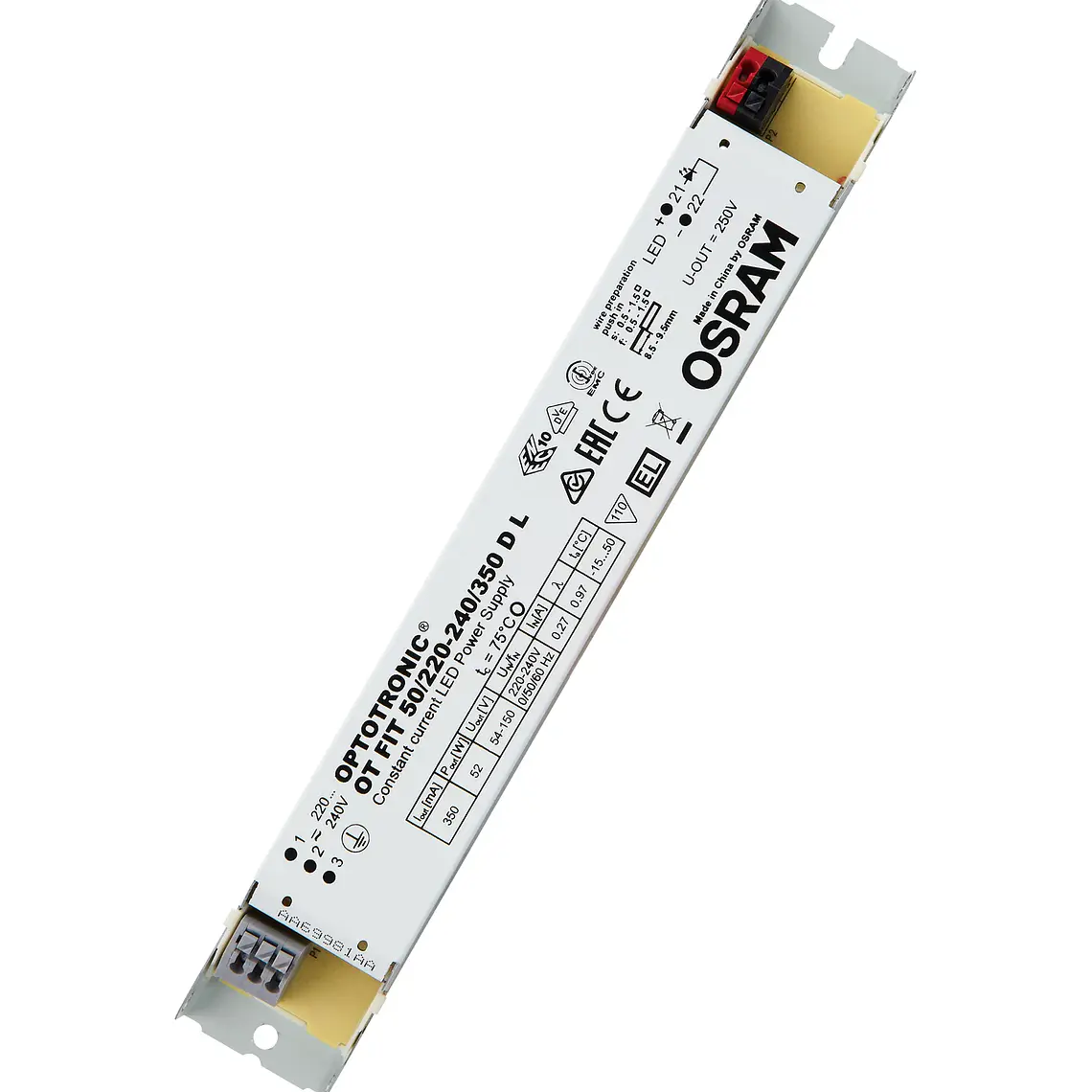 Balastro OT FIT 50/220-240/350 D L Osram 1
