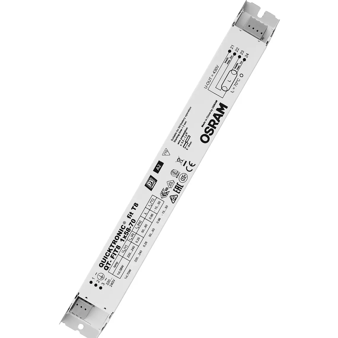 Balastro QT-FIT8 1X58-70 Osram 1