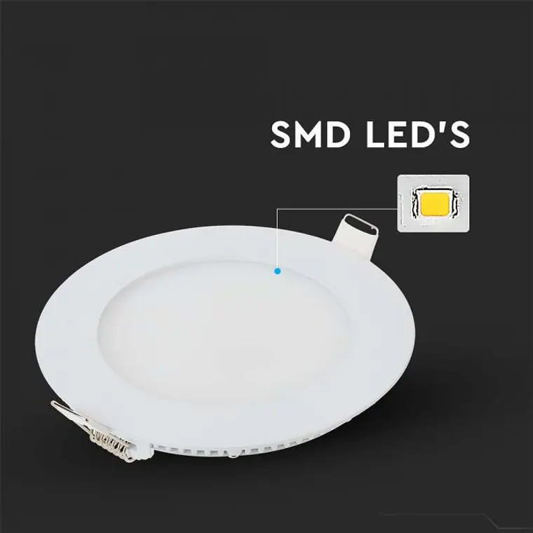 Downlight LED de encastrar redondo 6W V-TAC 3
