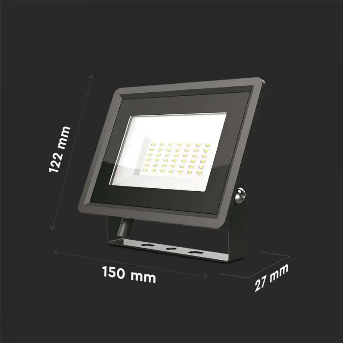 Projetor LED SMD F-Series 30W 4000K Preto V-TAC 2