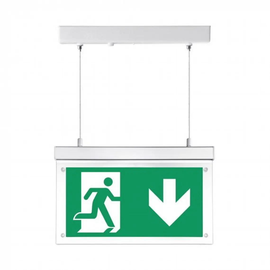 Armadura de emergência suspensa LED SMD 2W 6000K V-TAC 1