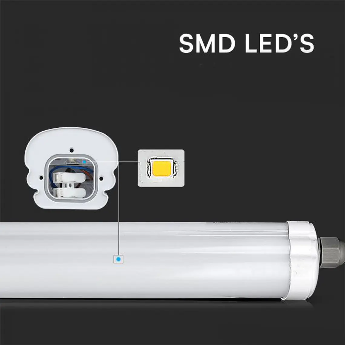 Armadura estanque LED 600mm 18W IP65 120LM/W Samsung chip V-TAC 6