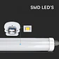 Armadura estanque LED 600mm 18W IP65 120LM/W Samsung chip V-TAC - Thumbnail 6