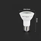 Lâmpada LED Plastic 5.8W Chip Samsung E27 PAR20 V-TAC - Thumbnail 4