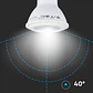 Lâmpada LED Plastic 5.8W Chip Samsung E27 PAR20 V-TAC - Thumbnail 5