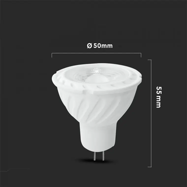 Lâmpada LED Chip Samsung 6.5W 3000K GU5.3 110º V-TAC 3