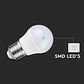 Lâmpada LED Chip Samsung 4.5W E27 G45 V-TAC - Thumbnail 4