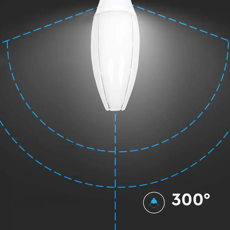 Lâmpada LED Olive Chip Samsung 60W E40 V-TAC 2