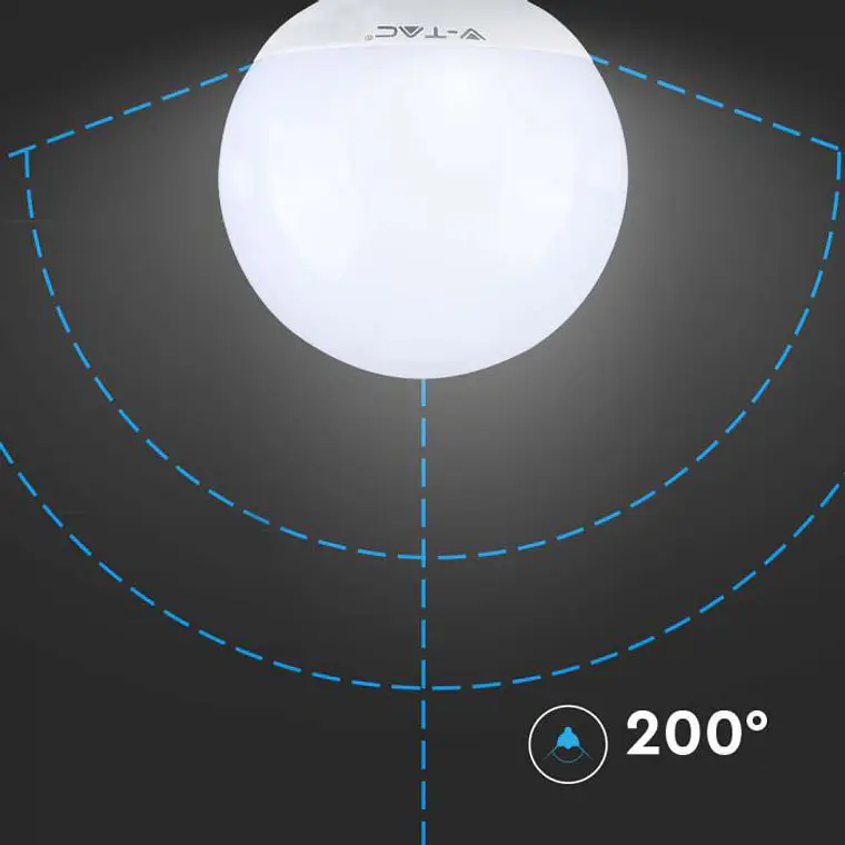 Lâmpada LED Plastic Chip Samsung 18W 6400K E27 G120 V-TAC 3