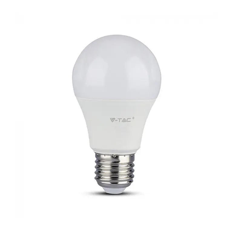 Lâmpada LED Plastic Chip Samsung 10.5W E27 A60 V-TAC 1