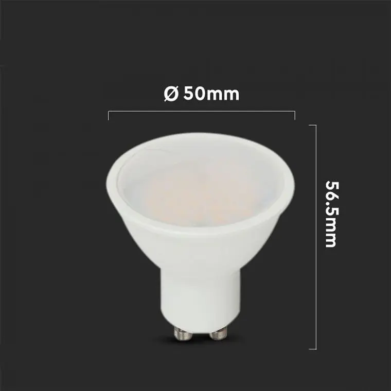 Lâmpada LED Chip Samsung 10W 6500K GU10 110º V-TAC 3
