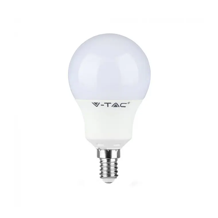 Lâmpada LED Plastic Chip Samsung 8.5W 4000K E14 A60 V-TAC 1