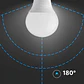 Lâmpada LED Plastic Chip Samsung 4.5W E14 P45 V-TAC - Thumbnail 3