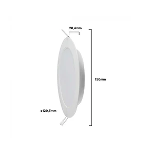 Downlight de encastrar redondo 6W V-TAC