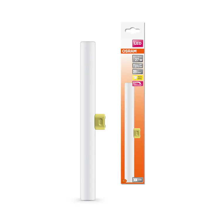 Lâmpada LEDinestra 300mm 27 DIM 3.1W 827 Frosted S14d 200° Ledvance 3