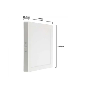 Downlight saliente quadrado 12W V-TAC