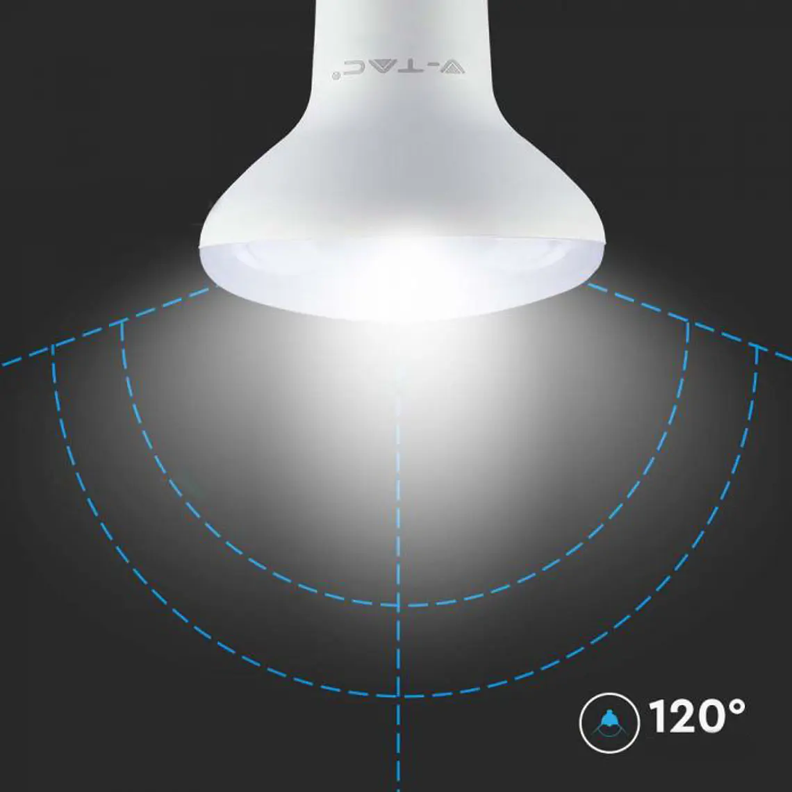Lâmpada LED Chip Samsung 10W E27 R80 V-TAC 5
