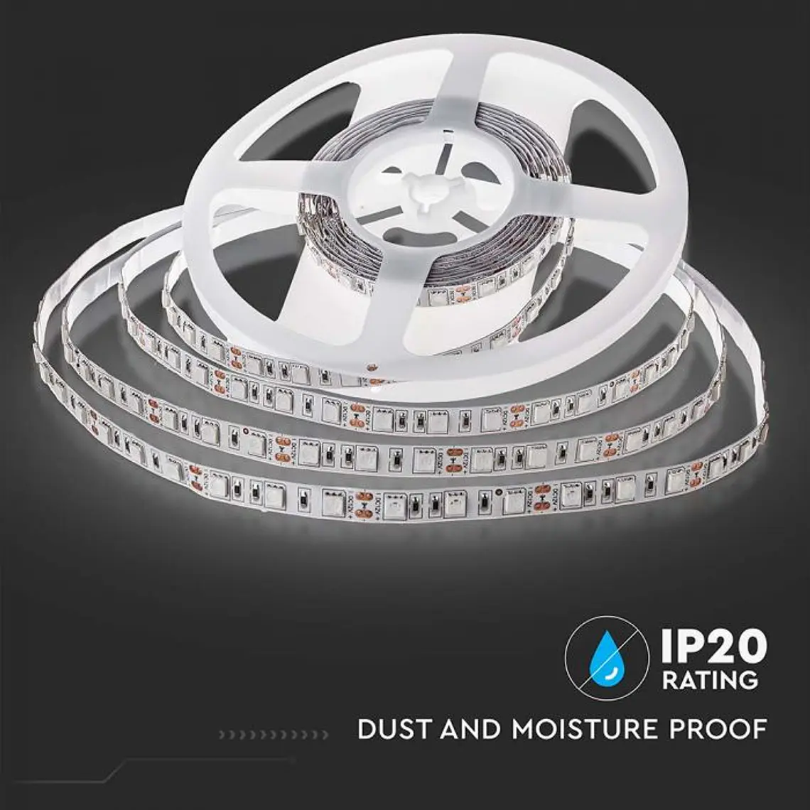 Fita LED 60 LED 11W/M 4000K 12V IP20 V-TAC 3