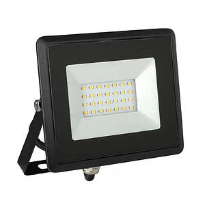 Projetor LED E-Series SMD 20W 3000K Corpo Preto V-TAC