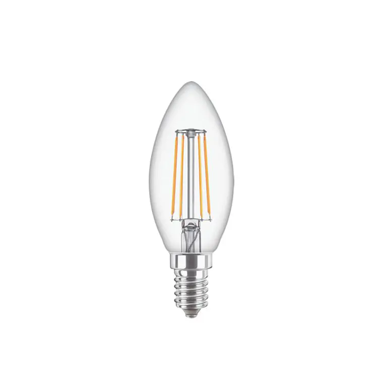 Lâmpada CorePro LEDCandle ND4.3-40W E14 827 B35 CLG Philips 1