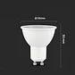 Lâmpada LED Chip Samsung 7.5W GU10 38° V-TAC - Thumbnail 3