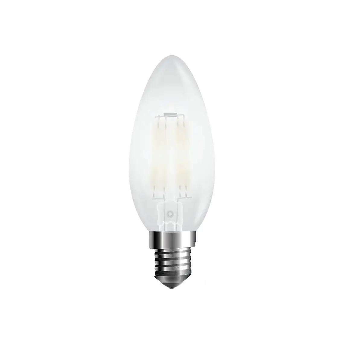 Lâmpada vela LED de filamento 4W 2700K E14 DIM Frost Cover V-TAC 1