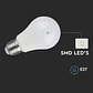 Lâmpada LED A60 9W E27 c/sensor de micro-ondas V-TAC - Thumbnail 3