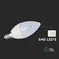 Lâmpada vela LED 5.5W 4000K E14 V-TAC - Thumbnail 4