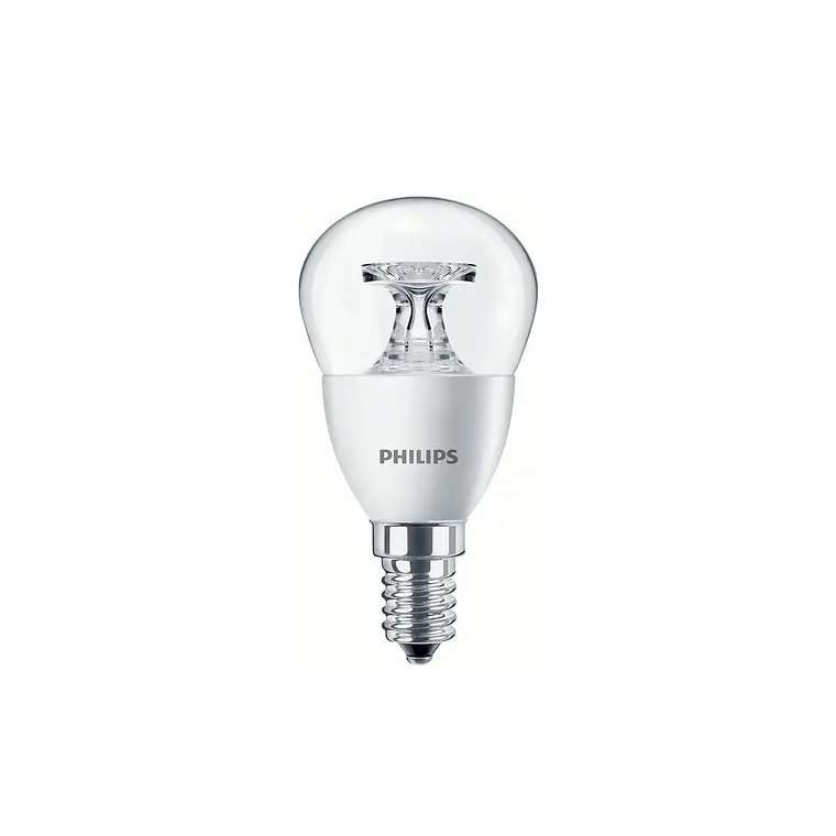 Lâmpada Corepro LED lustre ND 5.5-40W E14 827 P45 CL Philips 1