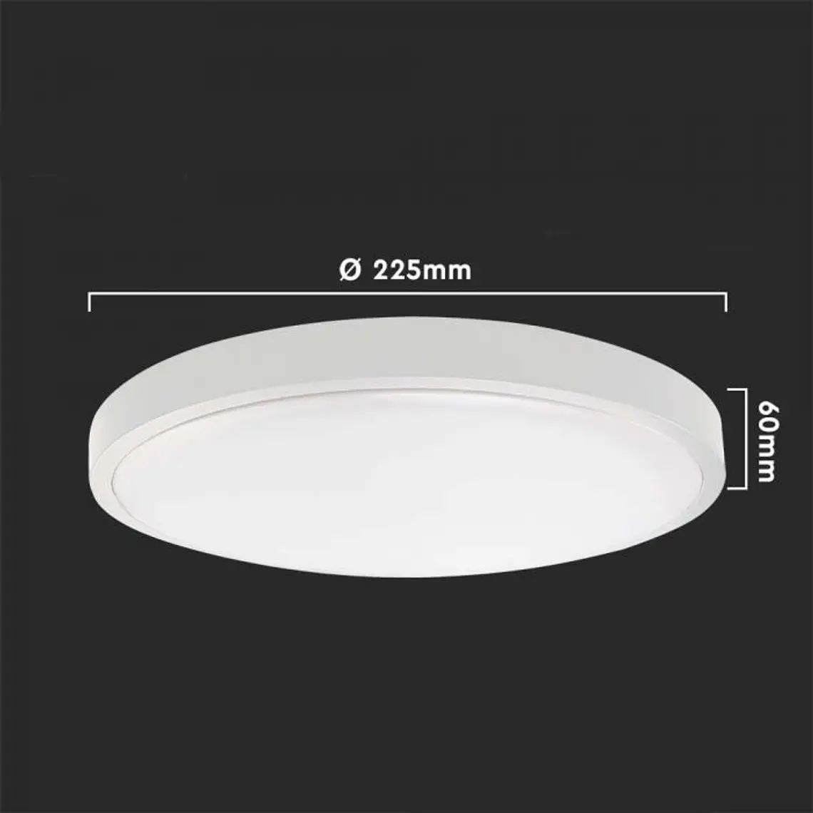 Plafon LED DOME 18W 4000K IP44 c/sensor de micro-ondas V-TAC 2