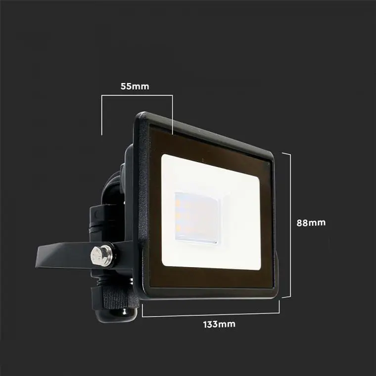 Projetor LED Chip Samsung Direct Connection 10W 6500K Preto V-TAC 4