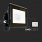 Projetor LED Chip Samsung Direct Connection 10W 6500K Preto V-TAC - Thumbnail 6