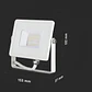 Projetor LED Chip Samsung 20W 6400K Branco V-TAC - Thumbnail 5