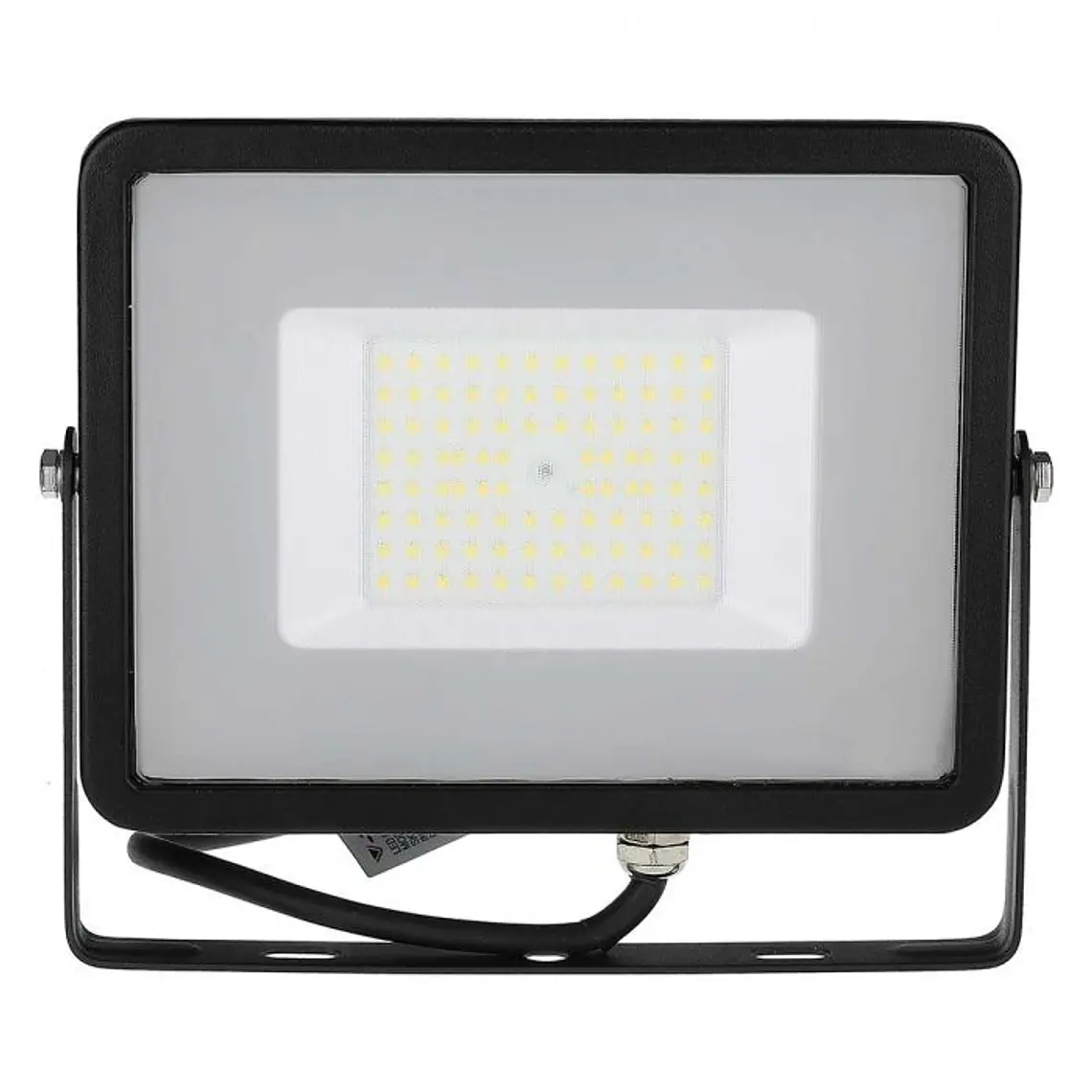 Projetor SMD LED Chip Samsung 50W 6500K Corpo Preto/Vidro Cinza V-TAC 2