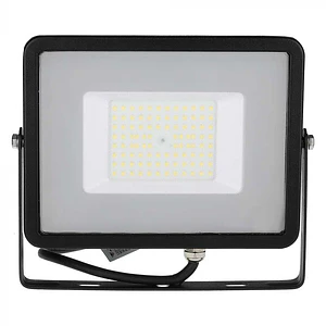 Projetor SMD LED Chip Samsung 50W 6500K Corpo Preto/Vidro Cinza V-TAC