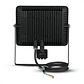 Projetor LED SMD Chip Samsung c/sensor PIR 50W corpo Preto V-TAC - Thumbnail 6