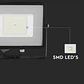 Projetor SMD LED Chip Samsung 50W 6500K Corpo Preto/Vidro Cinza V-TAC - Thumbnail 6