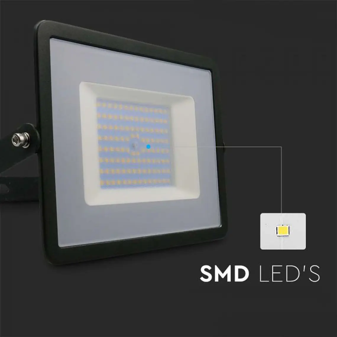 Projetor LED SMD E-Series 100W Corpo Preto V-TAC 5