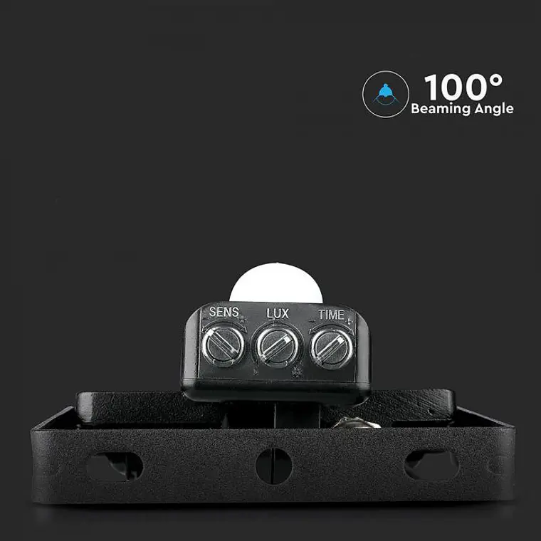 Projetor LED SMD Chip Samsung c/sensor PIR 50W corpo Preto V-TAC 9