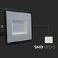 Projetor LED SMD E-Series 50W Corpo Preto/Vidro Cinzento V-TAC - Thumbnail 4