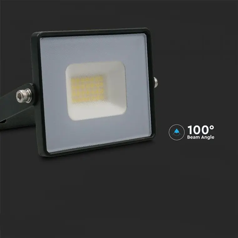 Projetor LED SMD 20W corpo Corpo Preto/Vidro Cinzento V-TAC 4