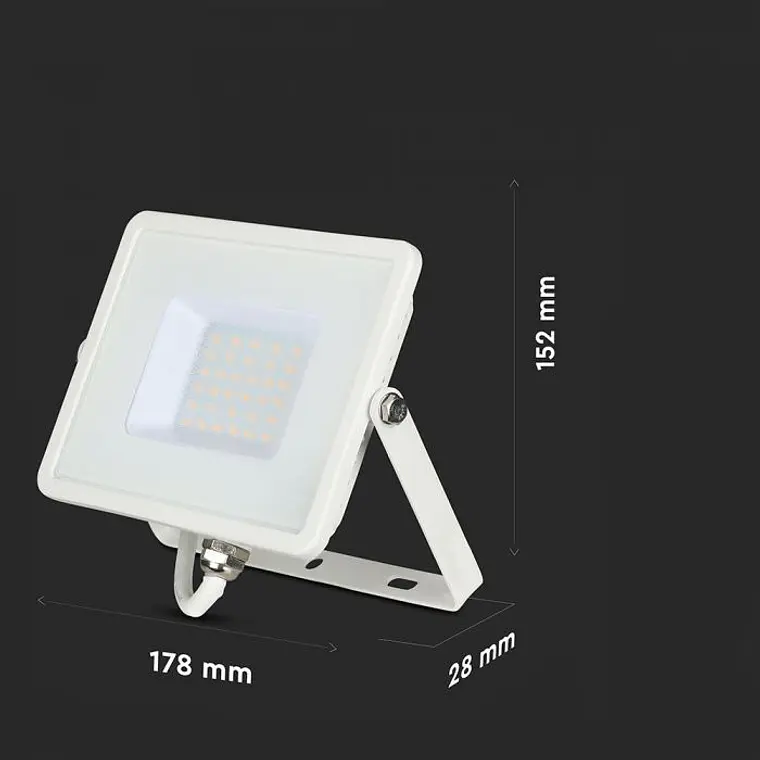 Projetor LED SMD Chip Samsung 30W 3000K Branco V-TAC 7