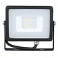Projetor LED SMD Chip Samsung 20W 6400K Corpo Preto/Vidro Cinzento V-TAC - Thumbnail 2