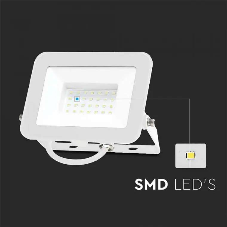 Projetor LED SMD Chip Samsung 30W 6500K Branco V-TAC 4
