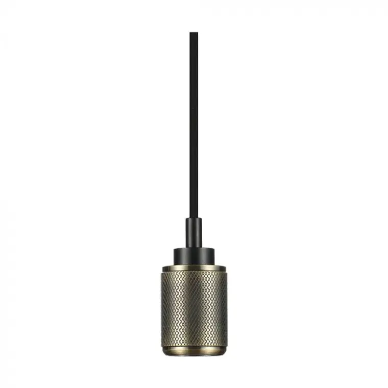 Pendente Alumínio Bronze c/1m de fio E27 V-TAC 1