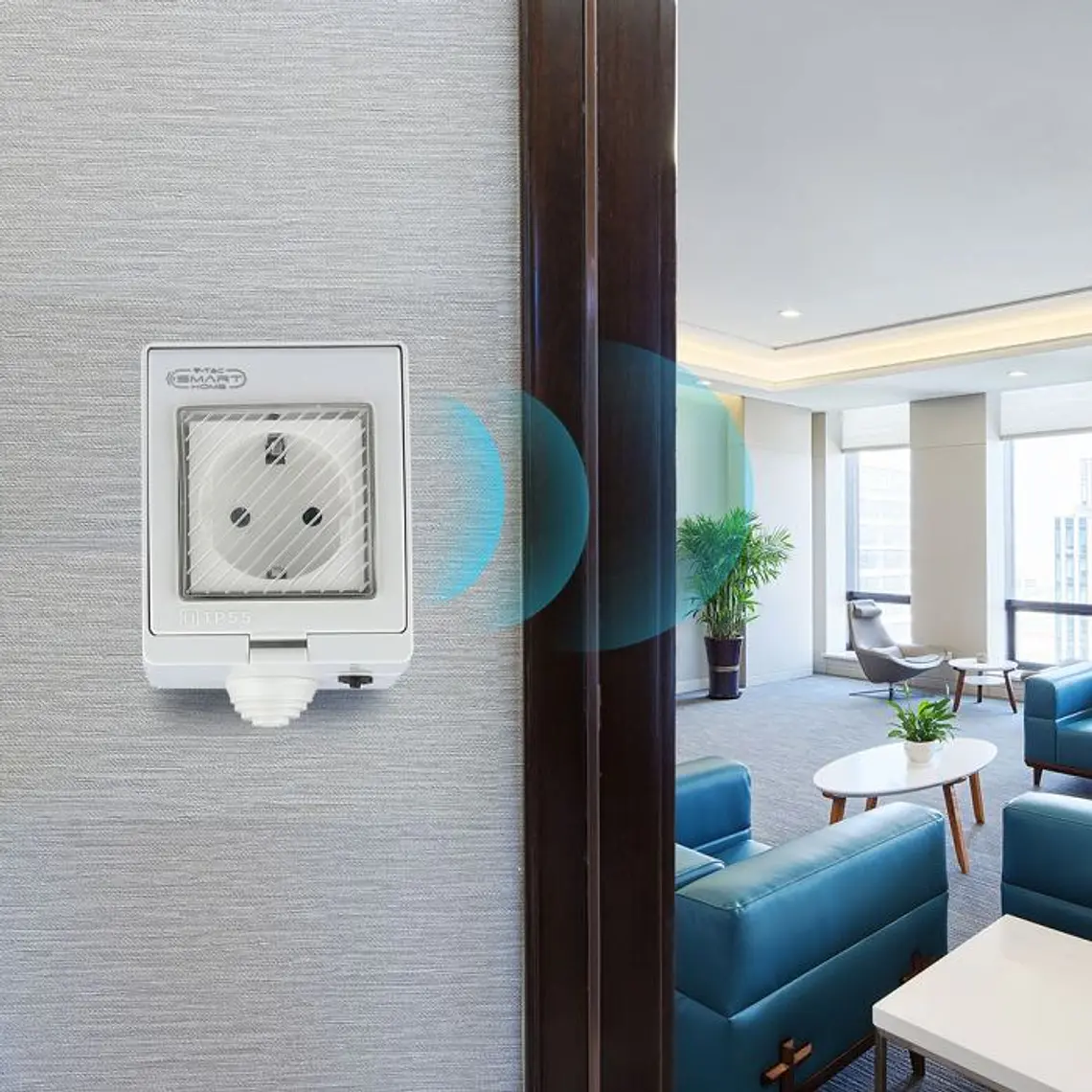 Tomada impermeável WIFI compatível c/Alexa e Google home V-TAC 7