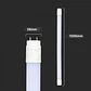 Lâmpada Tubo LED T8 Nanoplástico Chip Samsung 16.5W 4000K 1200mm G13 V-TAC - Thumbnail 3