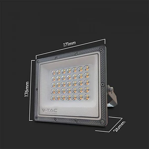 Projetor 30W LED 3IN1 GUN Corpo Cinza V-TAC
